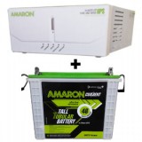 Amaron 675VA Pure Sine Wave Inverter & Amaron AAM-CR-CRTT150 150AH Tall Tubular Battery
